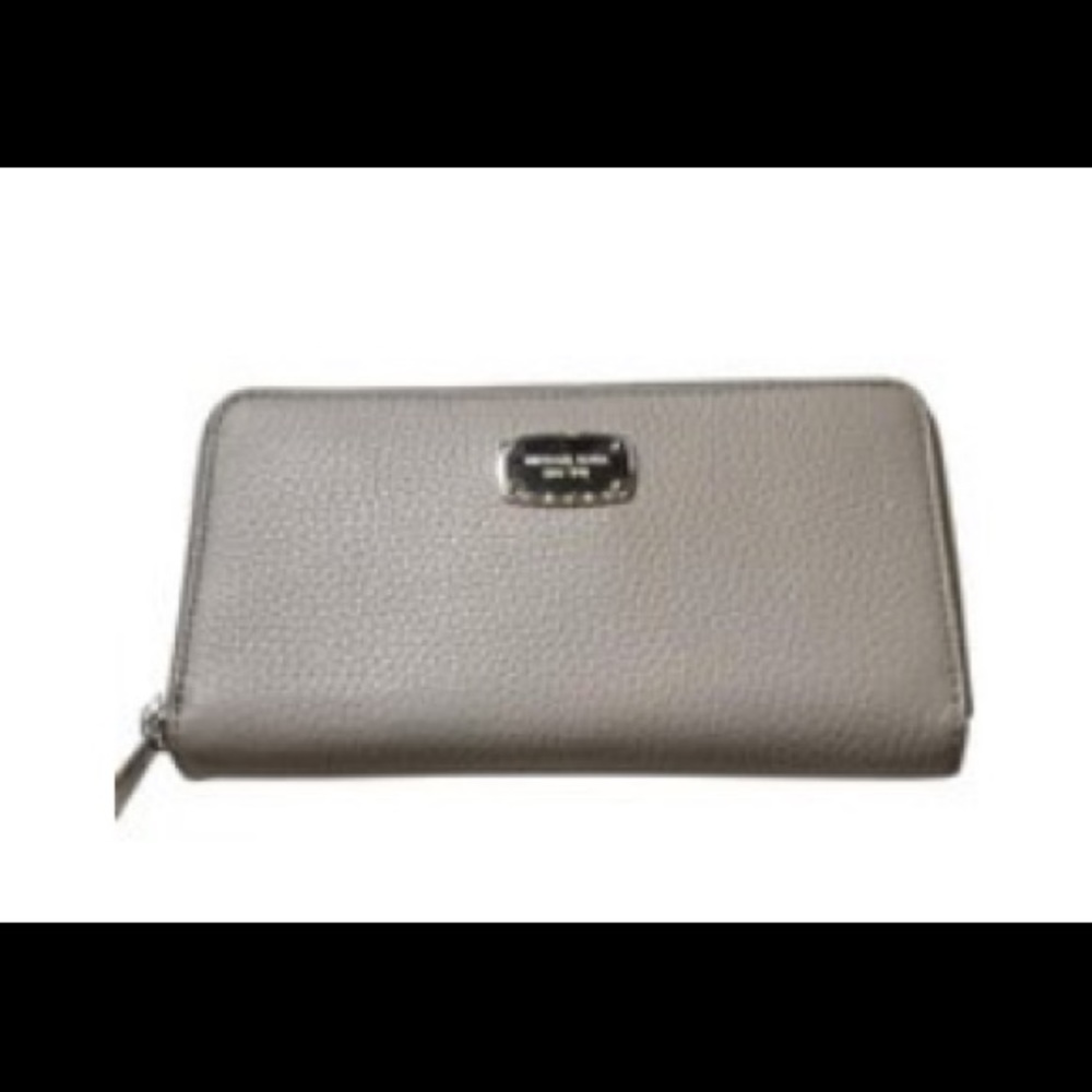 Michael Kors grey multifunctional leather wallet